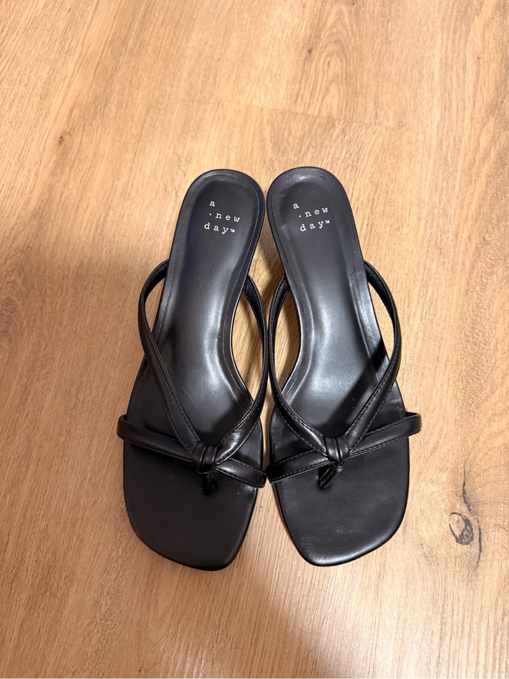 a new day Black Knot-Style kitten heels